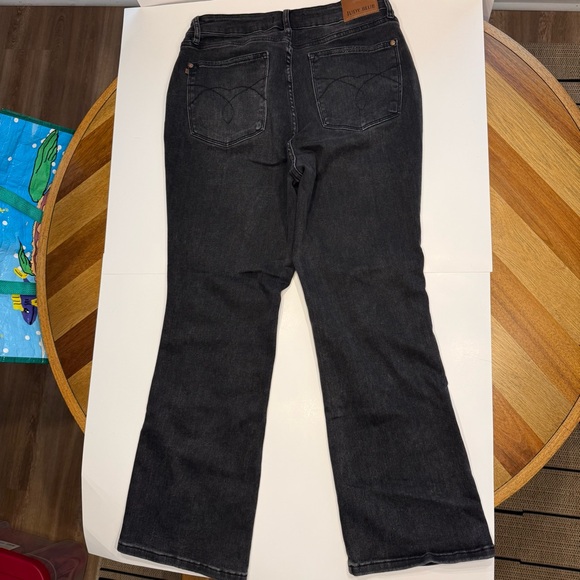 Judy Blue High Waist Tummy Control black Bootcut Jeans 14W Short - Picture 5 of 8